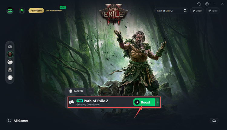 Select a PoE 2 route and start boosting with LagZapper
