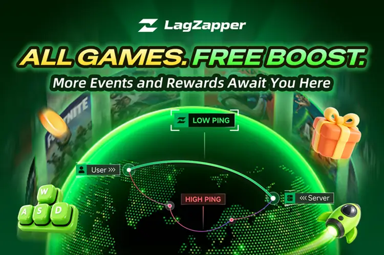 LagZapper launch event with free boosts and Discord rewards