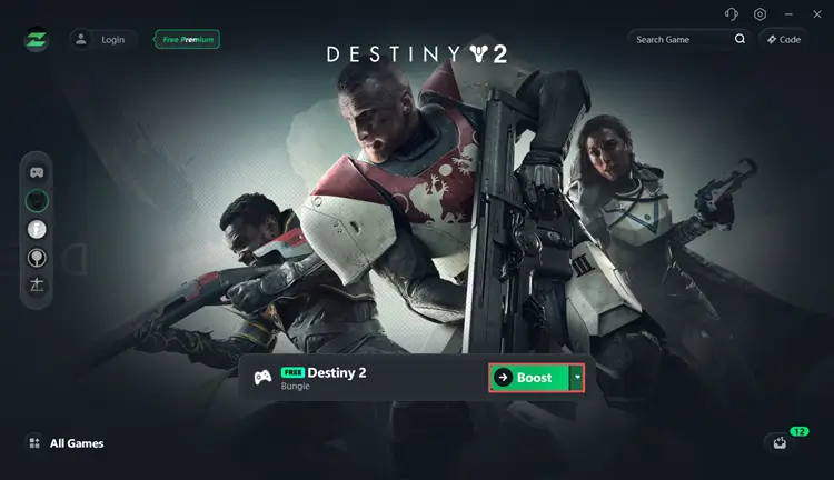 Boost Destiny 2 with LagZapper to reduce high ping and lag