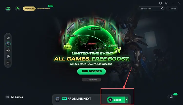 Boost rf online next with lagzapper