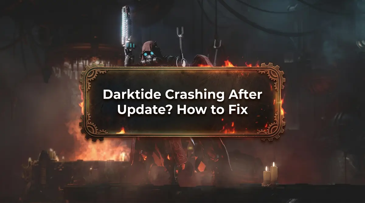 Darktide вылетает после обновления Skitarii на ПК