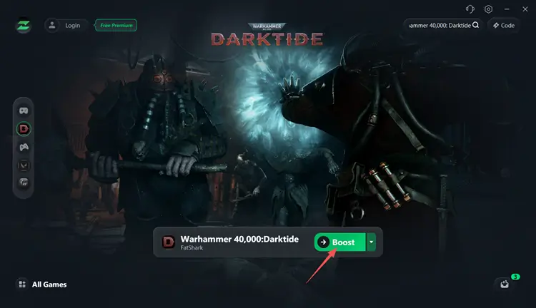 Установите LagZapper для Windows и войдите в систему.
