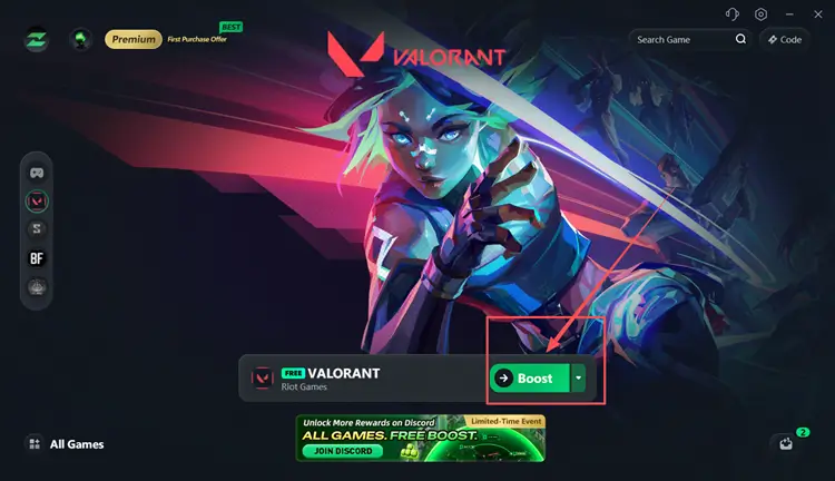 Boost VALORANT with LagZapper before launching the game