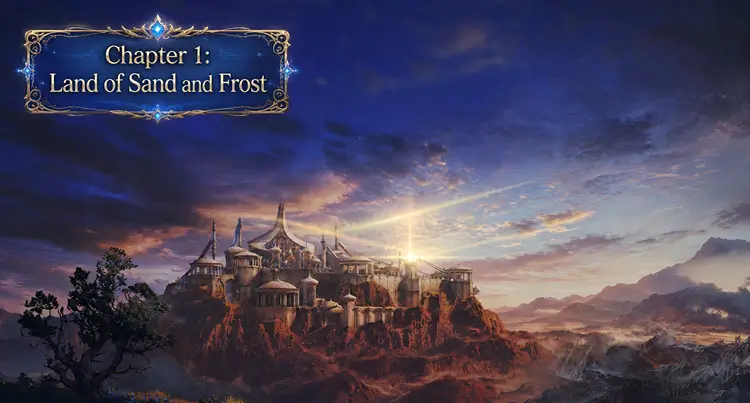 New chapter land of sand and frost