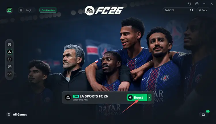 Boost EA FC 26 with LagZapper