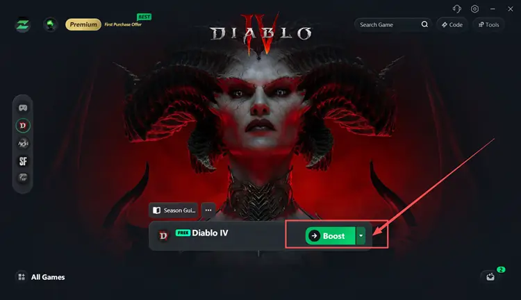 Boost Diablo 4 with LagZapper