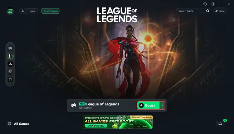 Boost League of Legends with LagZapper to reduce lag