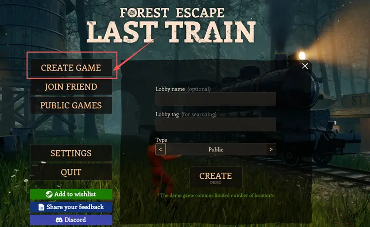 Ask your friends to create a new lobby