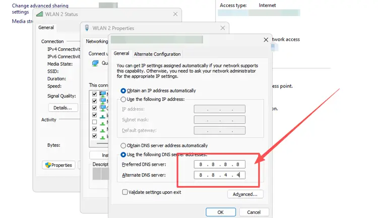 Enter public DNS addresses for Forest Escape Last Train connection issues