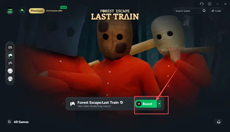 Boost Forest Escape Last Train with LagZapper
