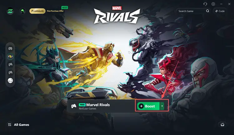 Boost Marvel Rivals with LagZapper
