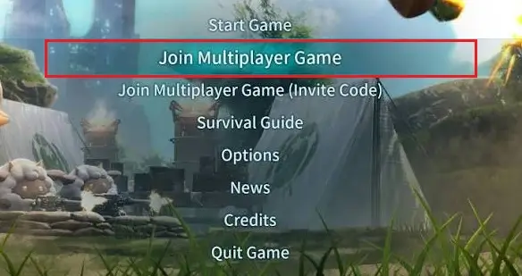 Palworld Join Multiplayer Game menu for connecting to a server