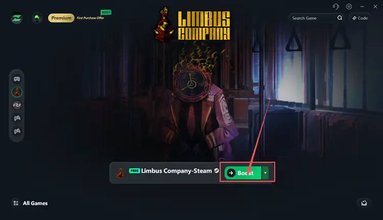 Boost Limbus Company connection with LagZapper