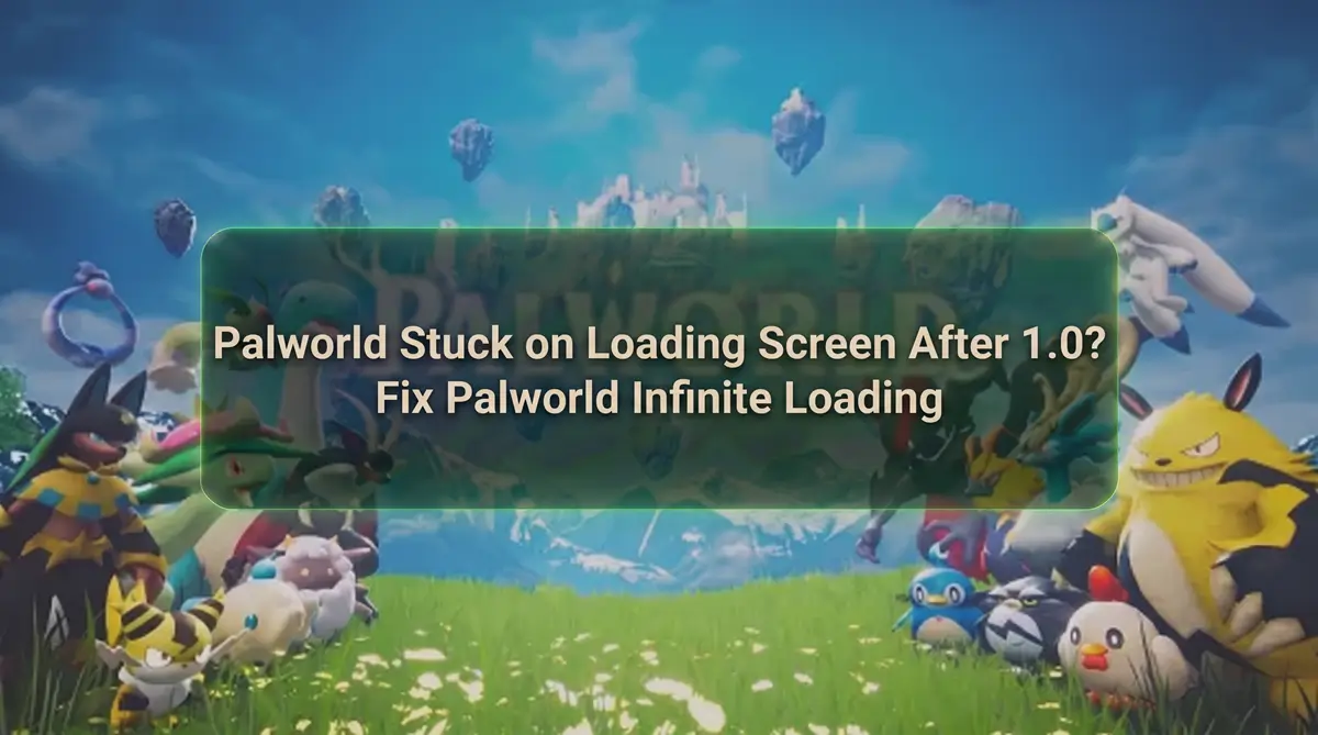 Palworld stuck on loading screen fix