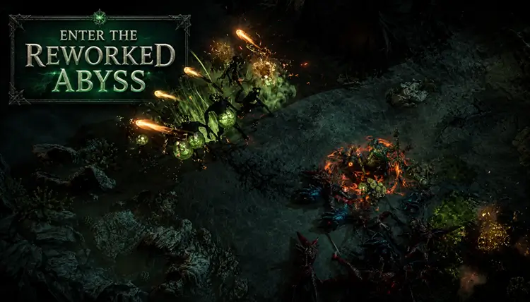 Fight enemies around a reworked Abyssal Pit