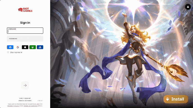 Open Riot Client on your PC and sign in to your Riot account
