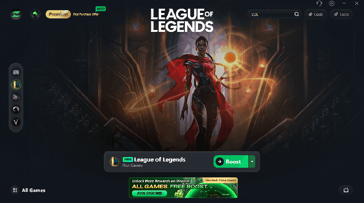 Once your account is ready, you can use LagZapper if you experience high ping, lag spikes, packet loss, or other connection issues when launching the client or entering the game.