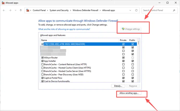 Allow Dota 2 through Windows Firewall