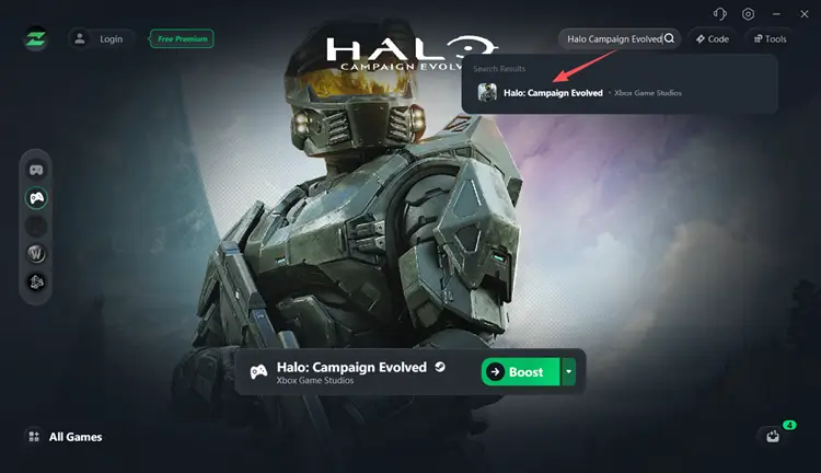 Search for Halo Campaign Evolved in LagZapper
