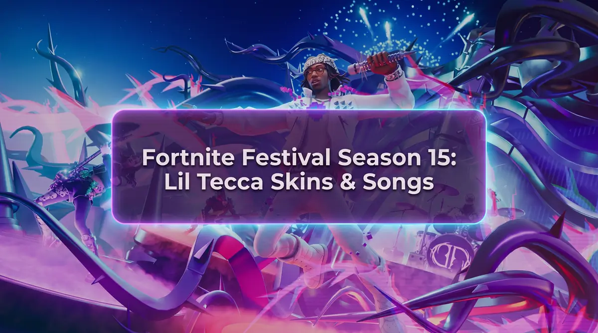 Fortnite Festival Season 15 Lil Tecca skins and songs