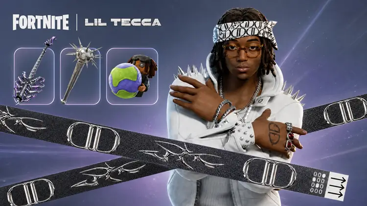 Neon Dreams Music Pass Lil Tecca Outfit and rewards