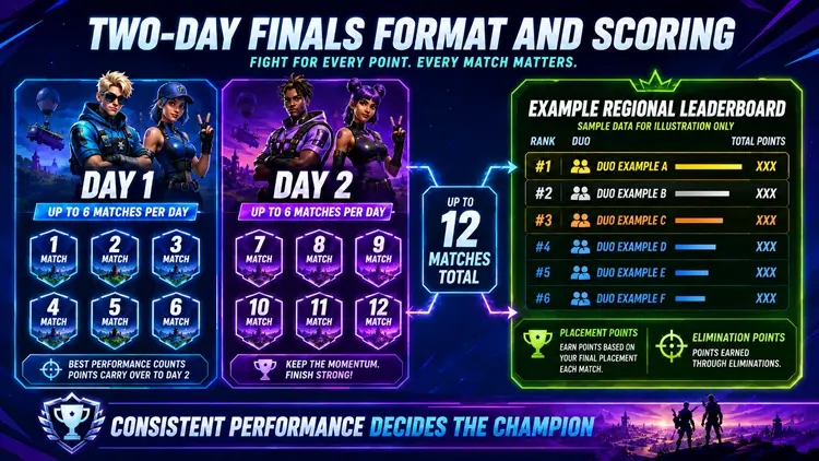 FNCS Major 2 two day Finals format and scoring system
