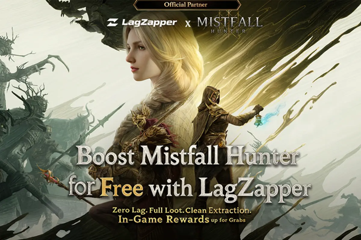 Boost Mistfall Hunter for free with LagZapper