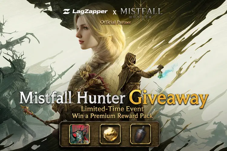 Join the LagZapper Mistfall Hunter Discord event for rewards