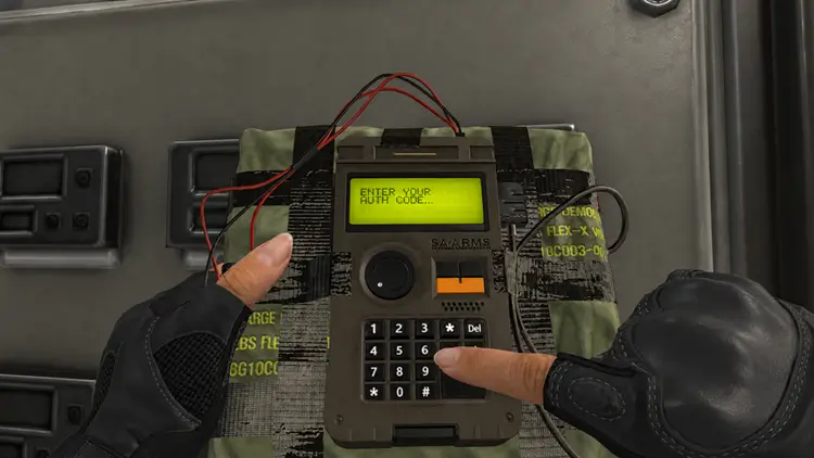 Sudden Attack Zero Point player planting a bomb during a Bomb Defusal match