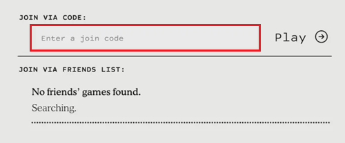 Generating and entering a new Big Walk Join Code