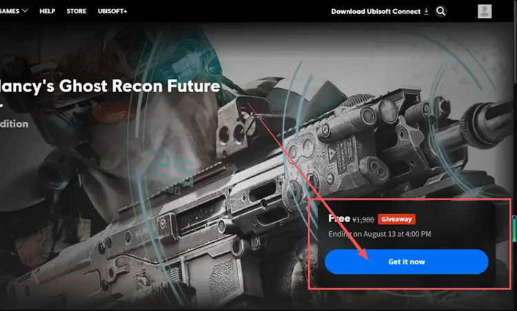 Get Ghost Recon Future Soldier free from the Ubisoft website