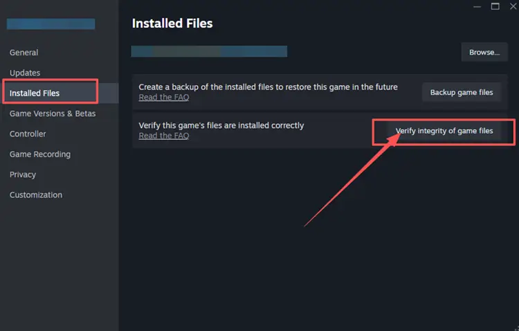 Verify Battlefield 6 files through Steam