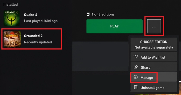 Управляйте Grounded 2 в приложении Xbox на ПК.