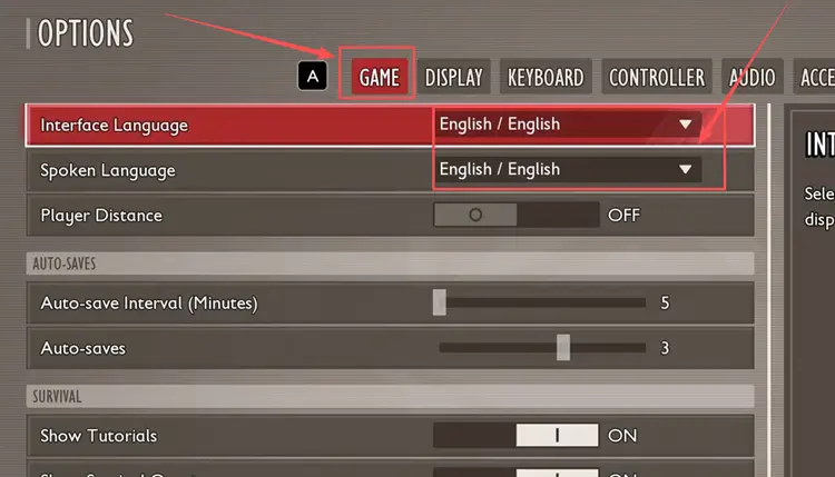 Измените язык Grounded 2 на English перед переводом на русский