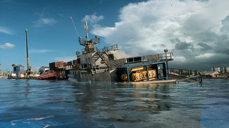 MV Cetus Shipwreck on Battlefield 6 Wake Island
