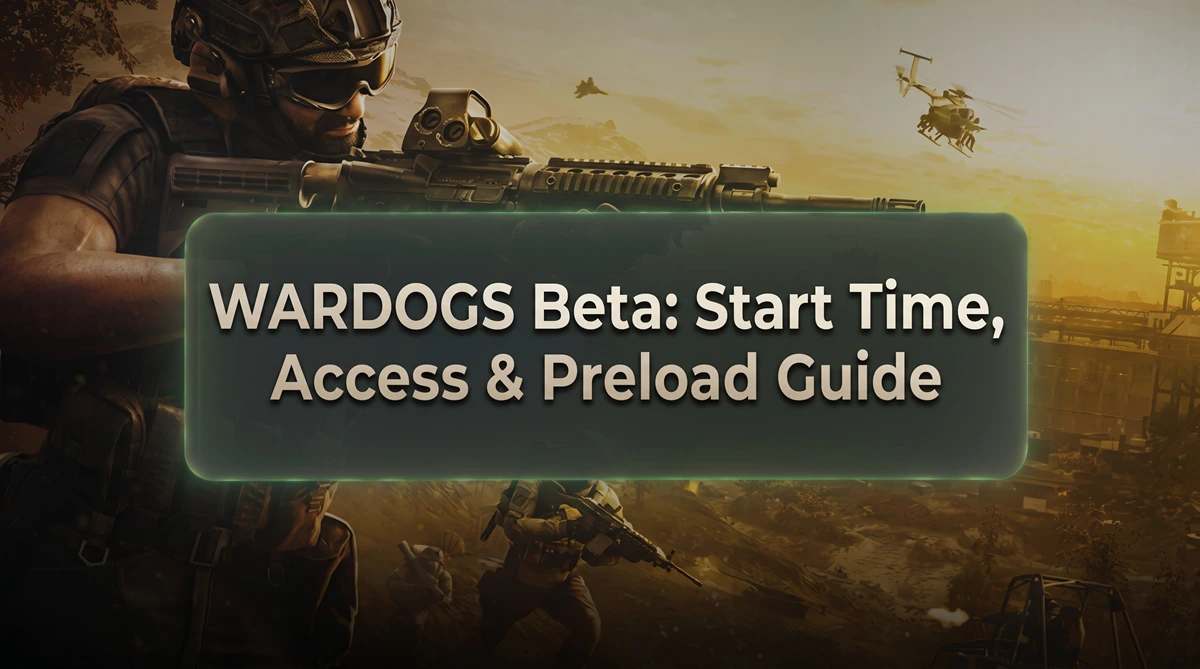 Время старта беты WARDOGS, доступ через Steam и предзагрузка