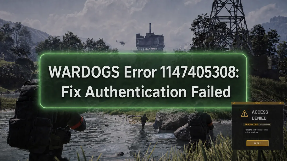 WARDOGS error 1147405308 authentication failed Access Denied