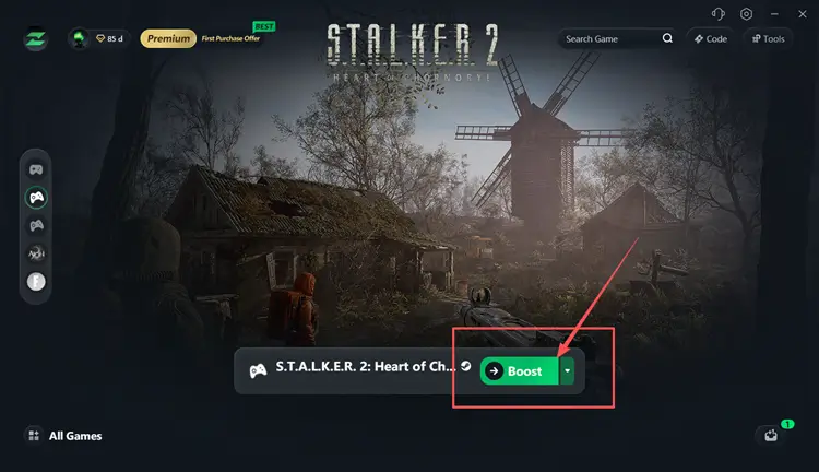 Boost STALKER 2 with LagZapper