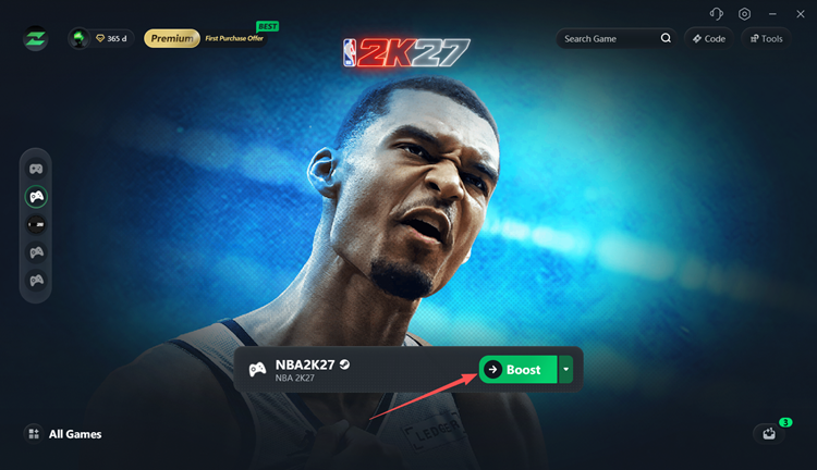 Boost NBA 2K27 with LagZapper