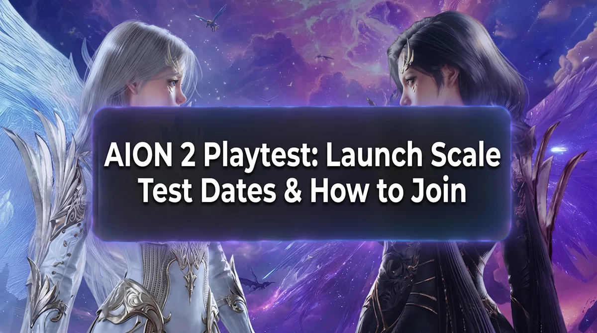 Даты AION 2 Launch Scale Test и доступ к тестированию