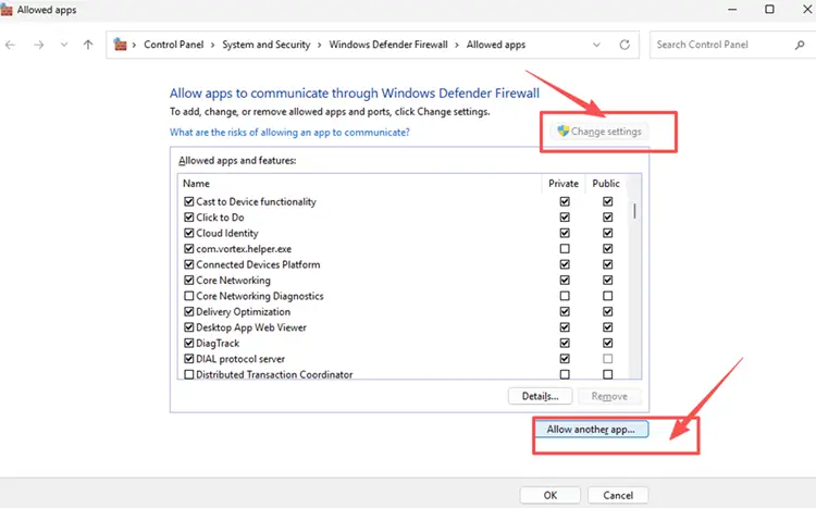 Add Steam to Windows Firewall