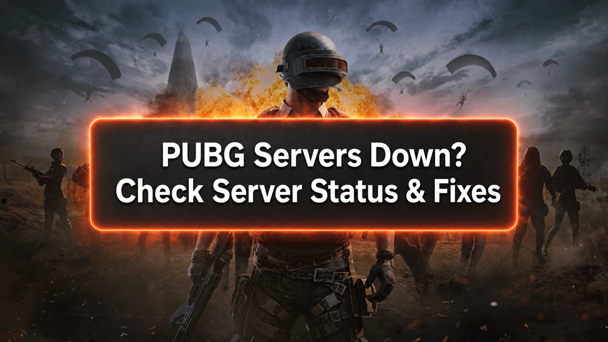 PUBG servers down server status and connection issues