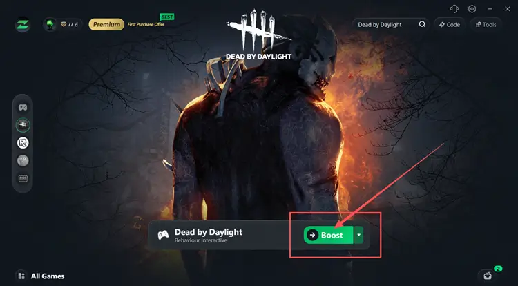 Boost Dead by Daylight with LagZapper