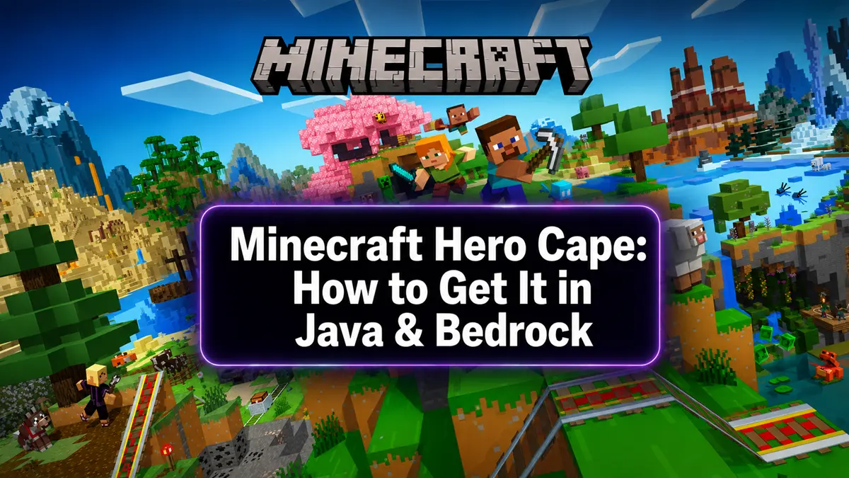 Плащ Hero Cape в Minecraft Dungeons II
