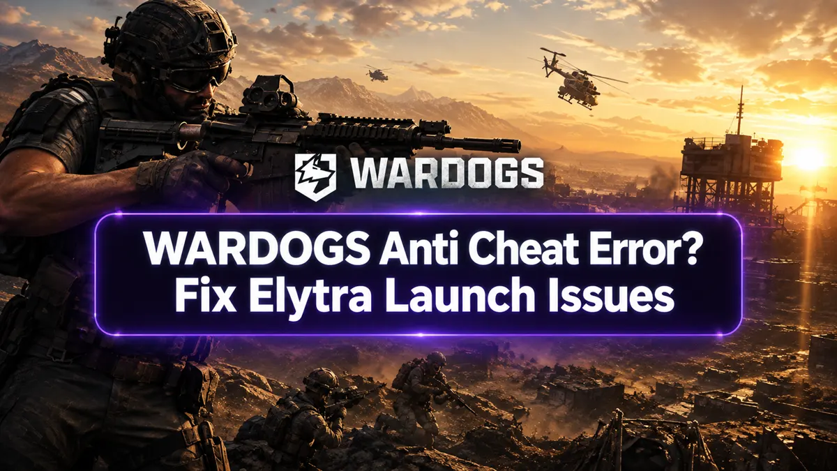 WARDOGS anti cheat error fix during Elytra launch