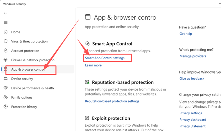 Open app and browser control