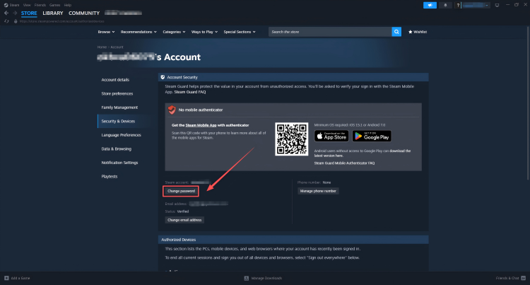 Change Your Password