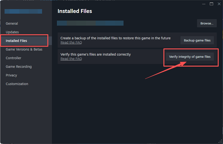 Verify Halloween The Game files in Steam