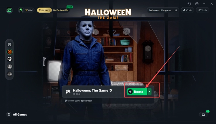 Boost Halloween The Game with LagZapper