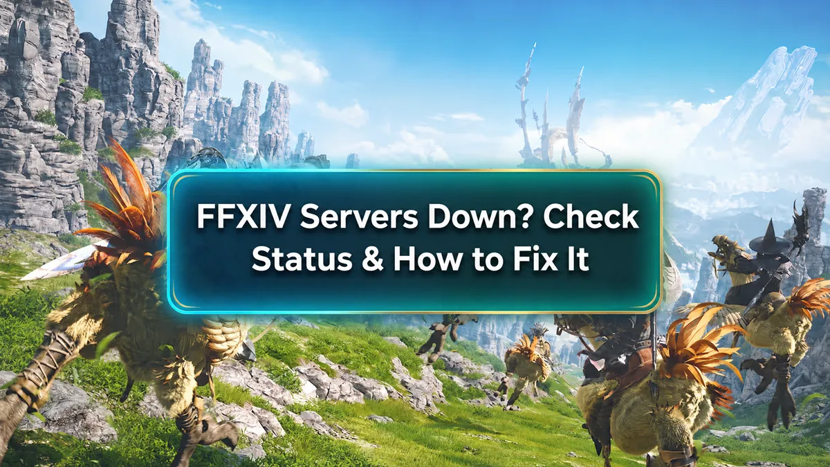 FFXIV servers down and server status troubleshooting